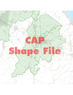 Mappa dei cap di Cesena ShapeFile