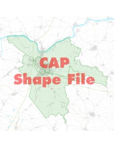 Mappa dei cap di Ferrara ShapeFile