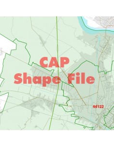 Mappa dei cap di Ferrara ShapeFile 2