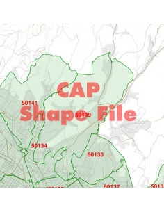 Mappa dei cap di Firenze ShapeFile 2