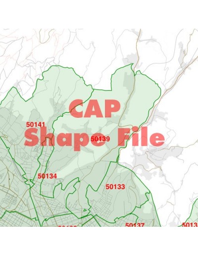 Mappa dei cap di Firenze ShapeFile