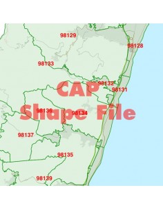 Mappa dei cap di Messina ShapeFile 2