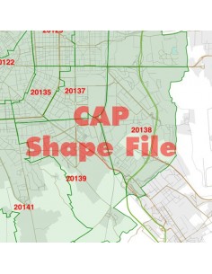 Mappa dei cap di Milano ShapeFile 2