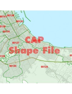 Mappa dei cap di Palermo ShapeFile 2