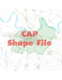 Mappa dei cap di Piacenza ShapeFile
