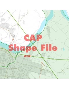 Mappa dei cap di Piacenza ShapeFile 2