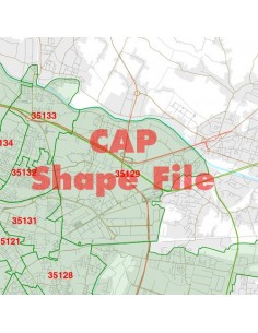 Mappa dei cap di Padova ShapeFile 2
