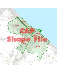 Mappa dei cap di Pescara ShapeFile