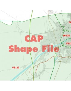 Mappa dei cap di Pisa ShapeFile 2