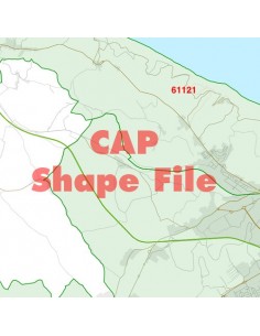 Mappa dei cap di Pesaro ShapeFile 2