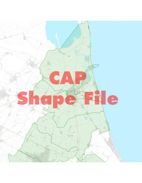 Mappa dei cap di Ravenna ShapeFile