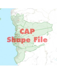 Mappa dei cap di Reggio Calabria ShapeFile