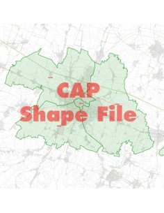 Mappa dei cap di Reggio Emilia ShapeFile