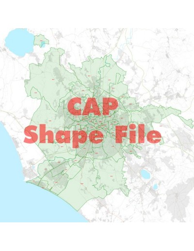 Mappa dei cap di Roma ShapeFile