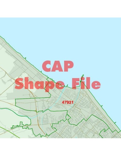 Mappa dei cap di Rimini ShapeFile