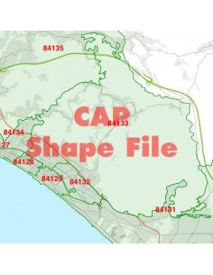 Mappa dei cap di Salerno ShapeFile 2