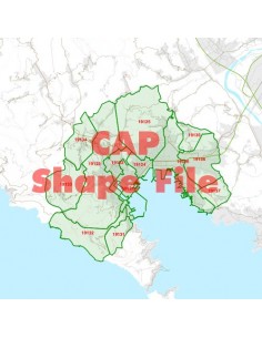 Mappa dei cap di La Spezia ShapeFile