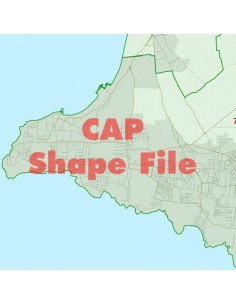 Mappa dei cap di Taranto ShapeFile 2