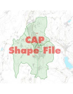 Mappa dei cap di Trento ShapeFile