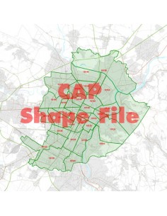 Mappa dei cap di Torino ShapeFile