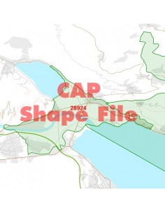 Mappa dei cap di Verbania ShapeFile 2
