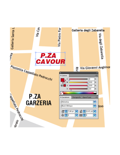 Mappa di Padova pdf vettoriale