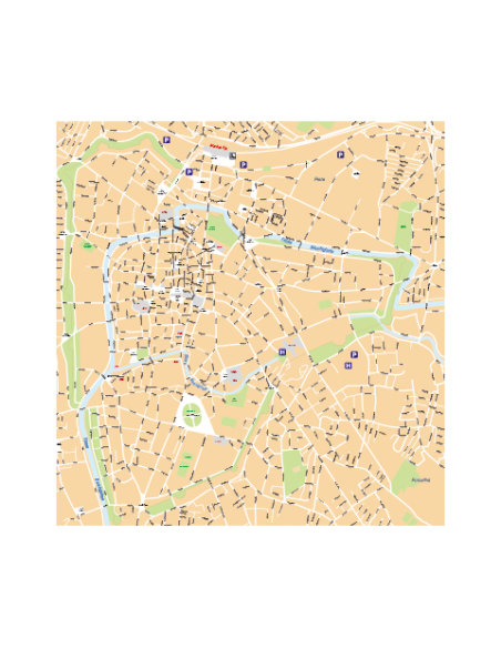 Mappa di Padova pdf vettoriale