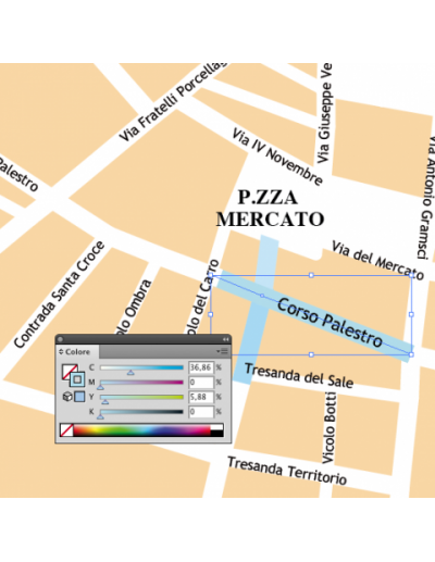 Mappa di Brescia pdf vettoriale