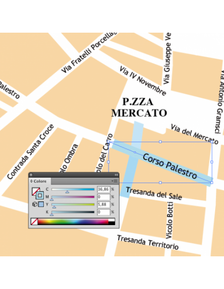 Mappa di Brescia pdf vettoriale