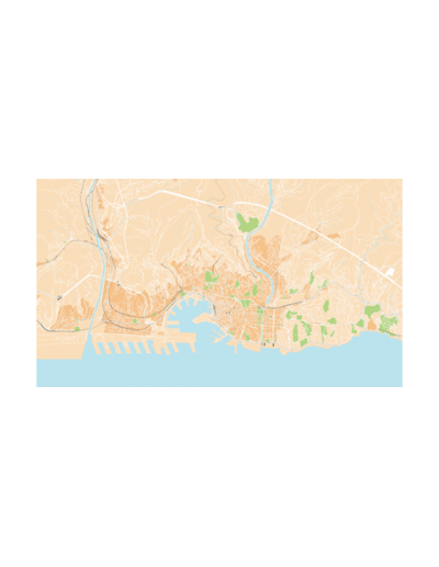 Mappa di Genova pdf vettoriale