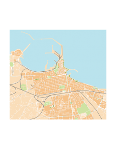 Mappa di Bari pdf vettoriale