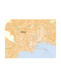 Mappa di Napoli pdf vettoriale