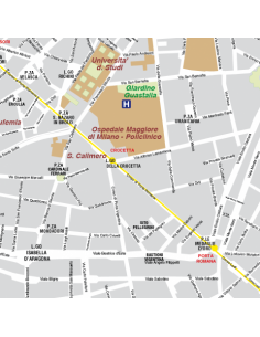 Mappa di Milano pdf vettoriale 2