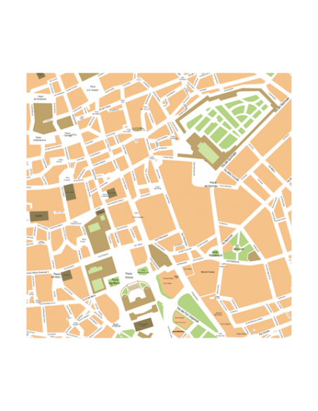 Mappa di Roma pdf vettoriale