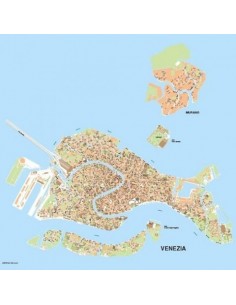 Mappa di Venezia pdf vettoriale