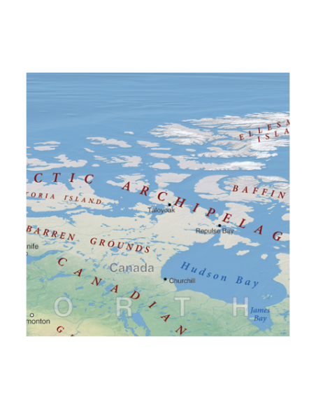 Mappa del Mondo Fisica MAGNETICA - 100 x 50 cm