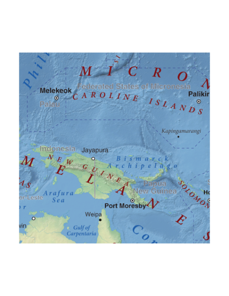Mappa del Mondo Fisica MAGNETICA - 100 x 50 cm