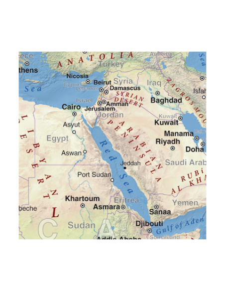 Mappa del Mondo Fisica MAGNETICA - 100 x 50 cm