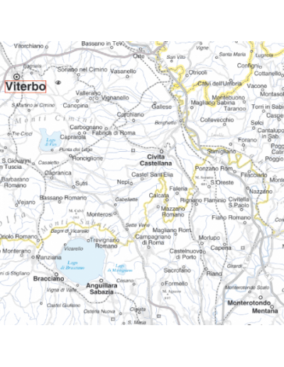 Mappa del Lazio MAGNETICA 100x125 cm