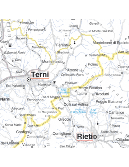 Mappa del Lazio MAGNETICA 100x125 cm