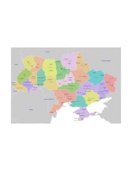 UCRAINA - Mappa delle regioni pdf