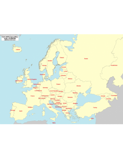 Mappa degli stati d'Europa pdf