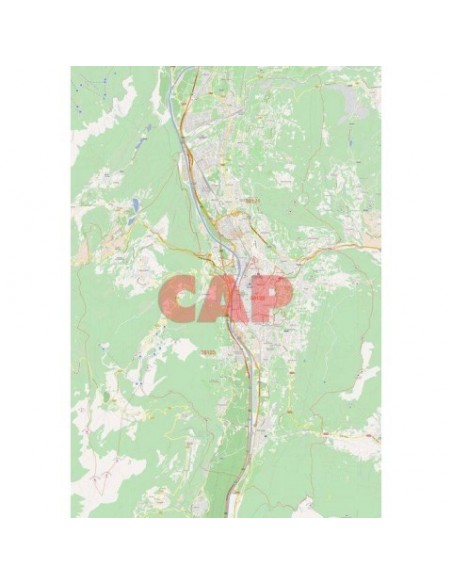 Mappa dei cap di Trento jpg