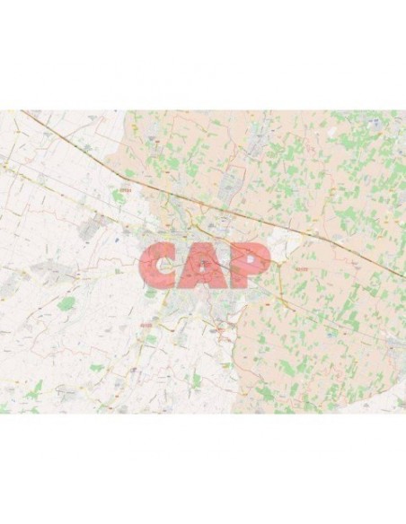 Mappa dei cap di Reggio Emilia jpg
