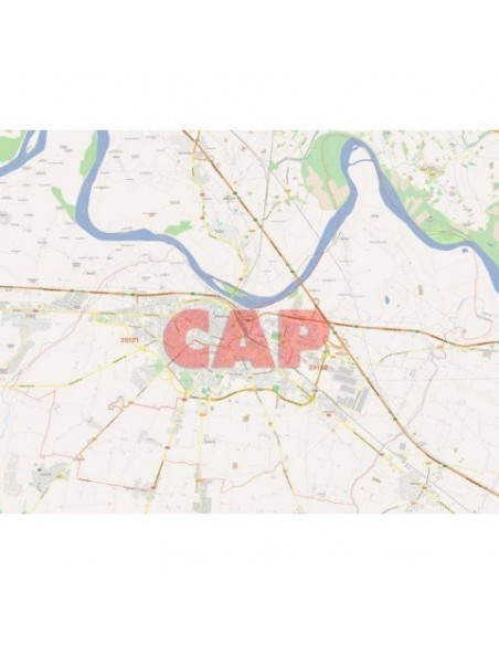 Mappa dei cap di Piacenza jpg