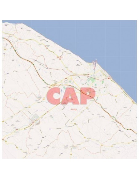Mappa dei cap di Pesaro jpg