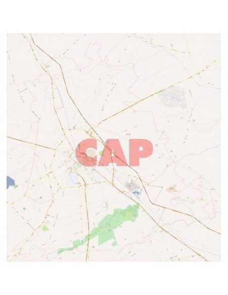 Mappa dei cap di Foggia jpg