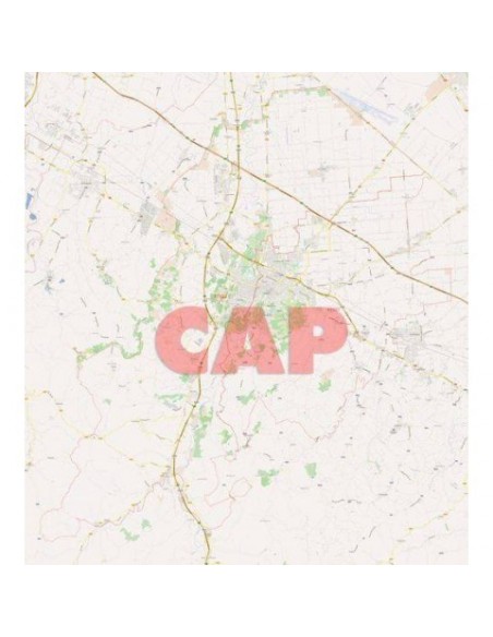 Mappa dei cap di Cesena jpg