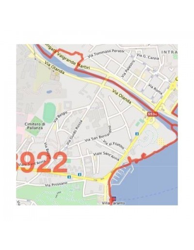 Mappa dei cap di Verbania jpg