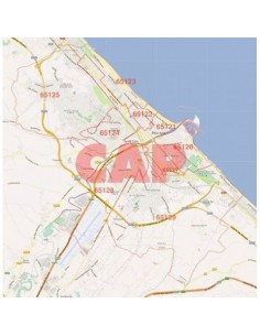 Mappa dei cap di Pescara jpg